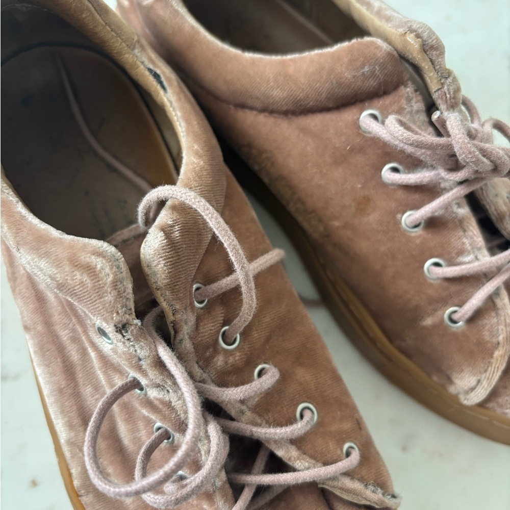 Anthropologie KMB Velvet Sneakers sz 37 - Picture 2 of 8